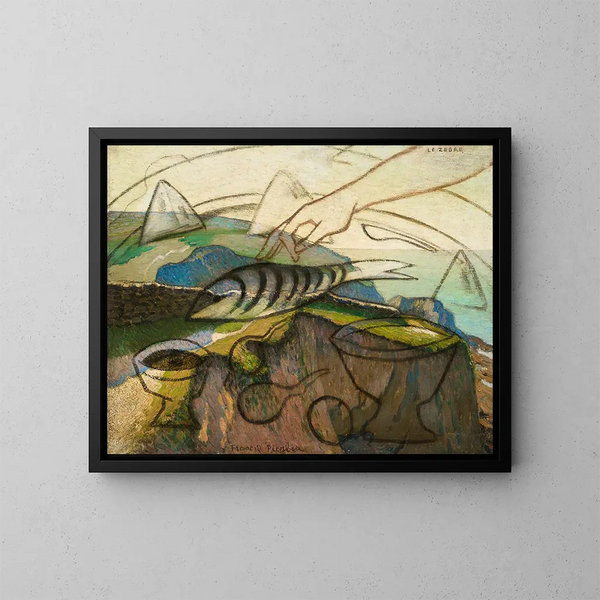 Le Zèbre - Francis Picabia — indrammet kunstværk på væggen