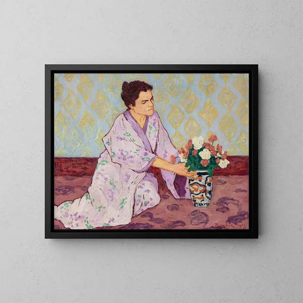 Le bouquet de Saint-Tropez - Francis Picabia — indrammet kunstværk på væggen