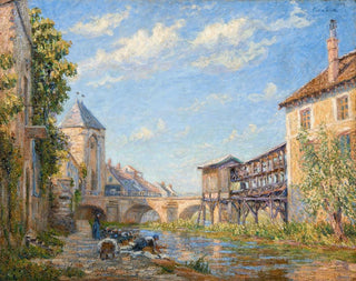 Les laveuses de Moret - Francis Picabia — visning af kunstværket