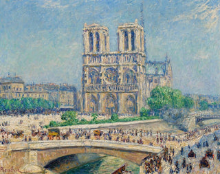 Notre-Dame under solens indflydelse - Francis Picabia — visning af kunstværket