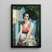 Portrait af Yvette - Francis Picabia — indrammet kunstværk på væggen