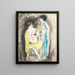Ukendt titel spanske kvinder - Francis Picabia — indrammet kunstværk på væggen