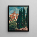 Uden titel maleri Saint-Paul-de-Vence - Francis Picabia — indrammet kunstværk på væggen