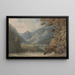Vue à Borrowdale d'Eagle Crag et Rosthwaite - Francis Towne — indrammet kunstværk på væggen