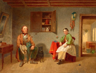 Aboyer au mauvais arbre - Francis William Edmonds — visning af kunstværket