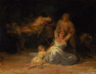 voldshandlinger mod to kvinder - Francisco de Goya — visning af kunstværket