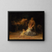 voldshandlinger mod to kvinder - Francisco de Goya — indrammet kunstværk på væggen