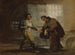 Le bror Pedro giver sko til El Maragato og forbereder sig på at fjerne sit våben. - Francisco de Goya — visning af kunstværket