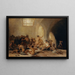 L'Asile - Francisco de Goya — indrammet kunstværk på væggen