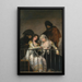 Majas på en balkon - Francisco de Goya — indrammet kunstværk på væggen
