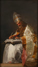 Saint Grégoire le Grand Pave - Francisco de Goya — visning af kunstværket