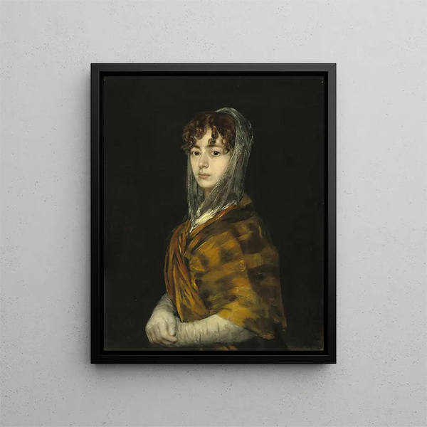 Mme Sabasa García - Francisco de Goya — indrammet kunstværk på væggen