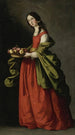 Sainte Dorothée - Francisco de Zurbarán — visning af kunstværket