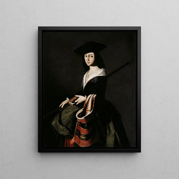 Sainte Marina - Francisco de Zurbarán — indrammet kunstværk på væggen