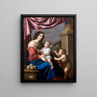 Francisco de Zurbarn - Virgin and Child with Saint John.webp