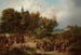 Fête de l'église à la campagne - Franciszek Kostrzewski — visning af kunstværket