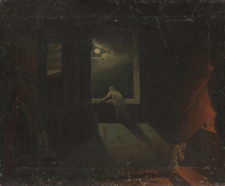 klosterscene II - Franciszek Ksawery Lampi — visning af kunstværket