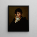 Portrait af Michał Bogoria Skotnicki 1775-1808 - François-Xavier Fabre — indrammet kunstværk på væggen