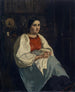 Fille d'Oberhasli - Frank Buchser — visning af kunstværket