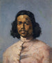 Portrait af en mulat - Frank Buchser — visning af kunstværket