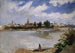 Vue de Séville à travers le Guadalquivir - Frank Buchser — visning af kunstværket