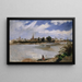 Vue de Séville à travers le Guadalquivir - Frank Buchser — indrammet kunstværk på væggen