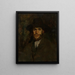 J. Frank Currier 1843-1909 - Frank Duveneck — indrammet kunstværk på væggen