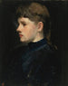 Portrait af en dame - Frank Duveneck — visning af kunstværket