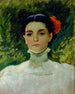 Portrait af Maggie Wilson - Frank Duveneck — visning af kunstværket
