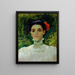 Portrait af Maggie Wilson - Frank Duveneck — indrammet kunstværk på væggen