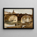 Les Ponts de Florence - Frank Duveneck — indrammet kunstværk på væggen