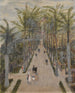 L'allée des palmiers - Frank E. Case — visning af kunstværket
