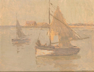 Frank Edwin Scott - Honfleur Fishing Boats no 1.webp