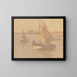 Frank Edwin Scott - Honfleur Fishing Boats no 1.webp