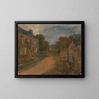 Maison de Millet - Frank Edwin Scott — indrammet kunstværk på væggen