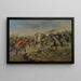 Charge de la septième cavalerie - Frank Feller — indrammet kunstværk på væggen
