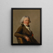 Portrait af skulptøren Roland - François-André Vincent — indrammet kunstværk på væggen