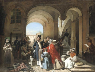 La Poste Restante - François-Auguste Biard — visning af kunstværket