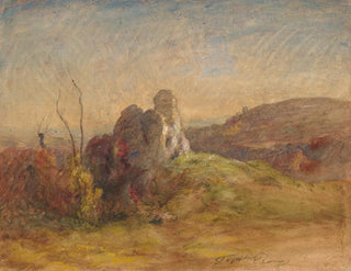 Landskabsmaleri - François-Auguste Ravier — visning af kunstværket