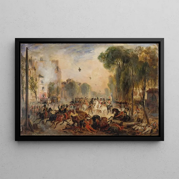 FranoisGabrielGuillaume Lpaulle - Lattentat de Fieschi boulevard du Temple 28 juillet 1835.webp