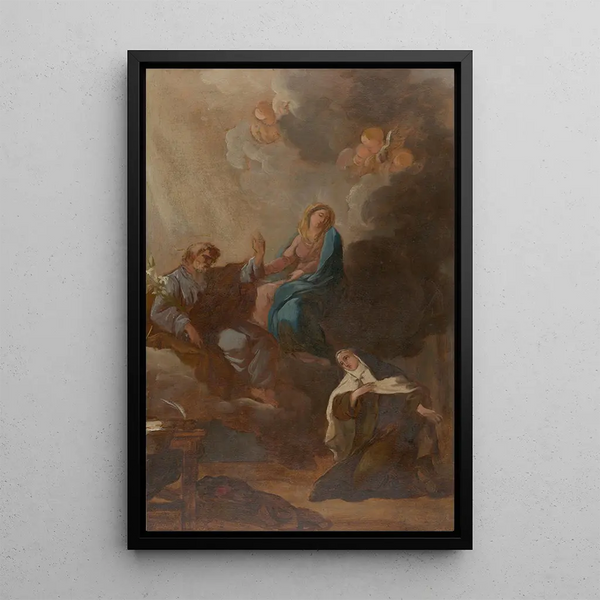 FranoisGuillaume Mnageot - The Virgin Placing St Teresa of Avila Under the Protection of St Joseph.webp