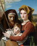 Familie af romerske hyrder i landskabet - François-Joseph Navez — visning af kunstværket