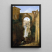 Ponte San Rocco og vandfald i Tivoli - François-Marius Granet — indrammet kunstværk på væggen