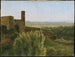 Vue de Tivoli avec l'église de San Silvestro - François-Marius Granet — visning af kunstværket