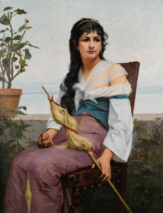 Franois Alfred Delobbe - La Fileuse.webp