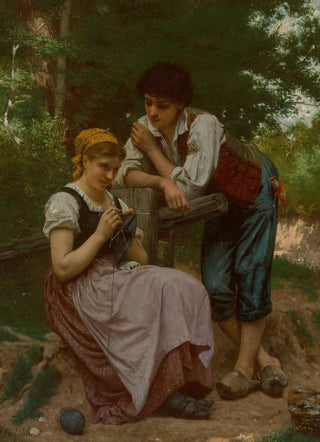 Franois Alfred Delobbe - The demure maiden.webp