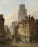Motif af byen Roubaix - François Antoine Bossuet — visning af kunstværket
