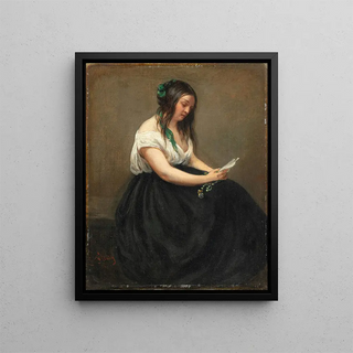 Franois Antoine Lon Fleury - Woman Reading a Letter.webp