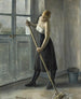 Pige ved arbejde - François Barraud — visning af kunstværket