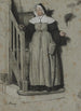 La lettre d'admission Indre af et kloster - François Bonvin — visning af kunstværket